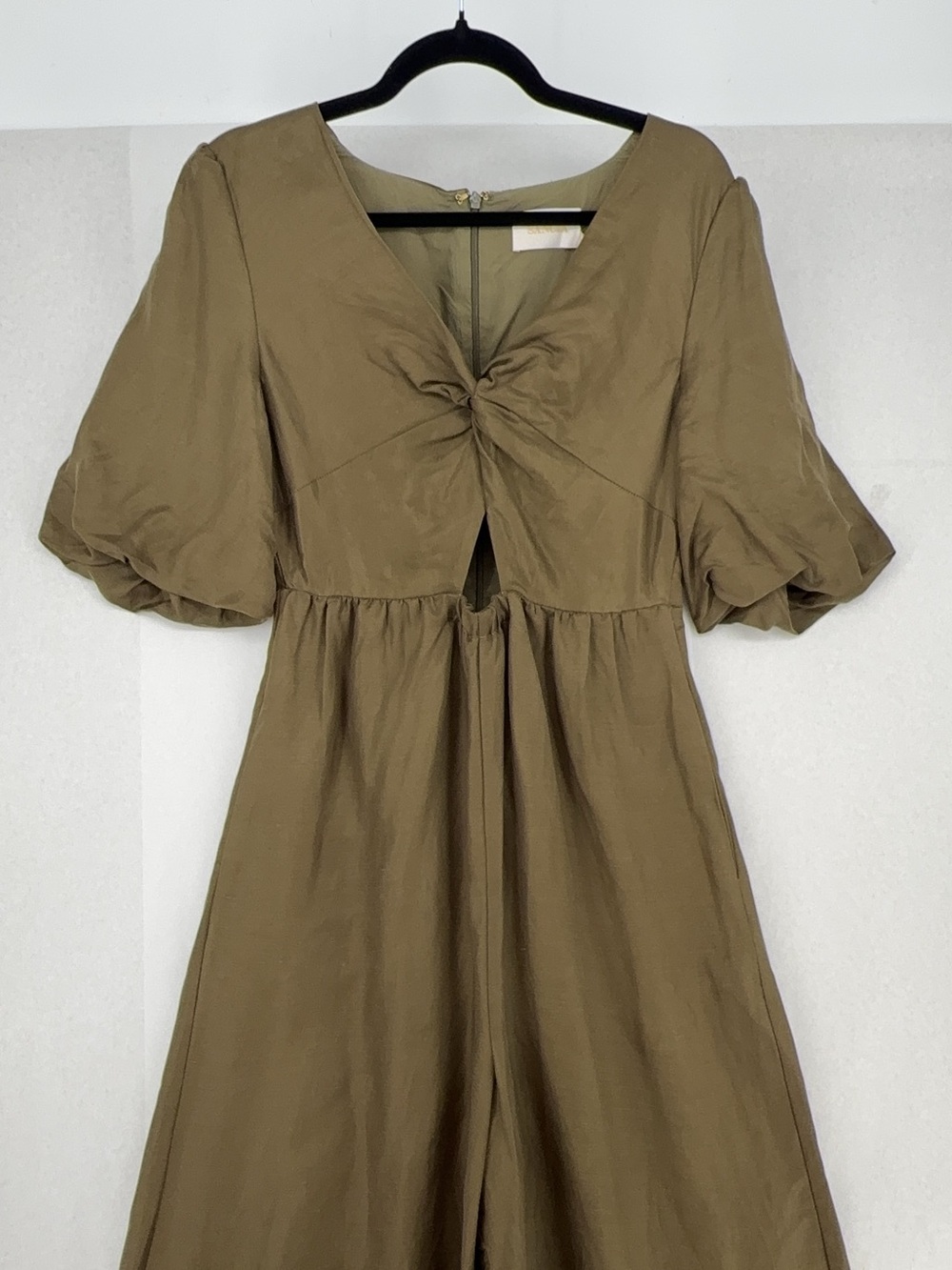 Anthropologie Sancia The Aida Twist-Front Jumpsuit Size M nwt - Picture 5 of 10